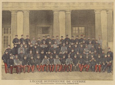 19ª clase de la École Supérieure de Guerre de French School